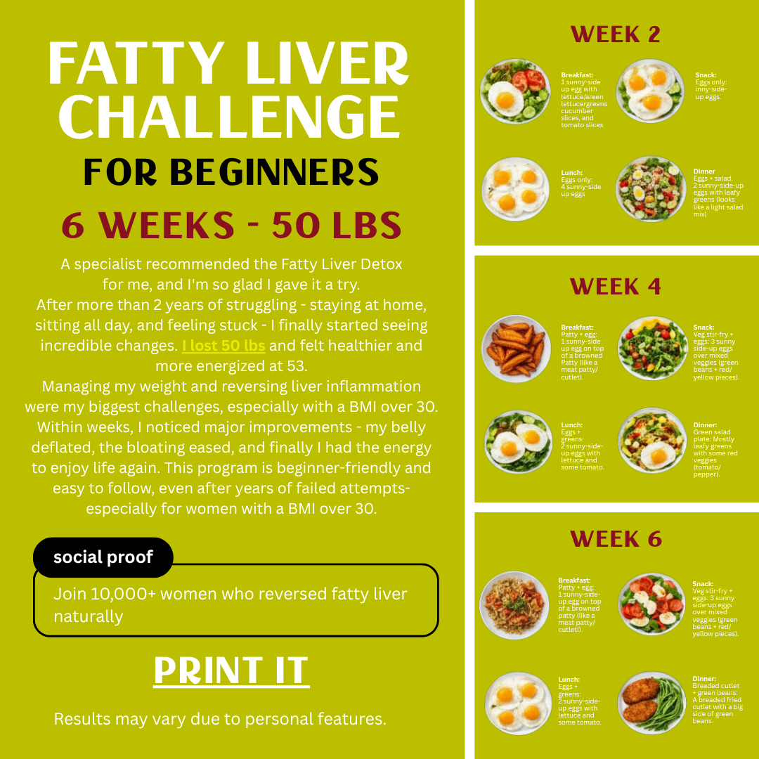 28 - Day Fatty Liver Detox Challenge Facebook ad