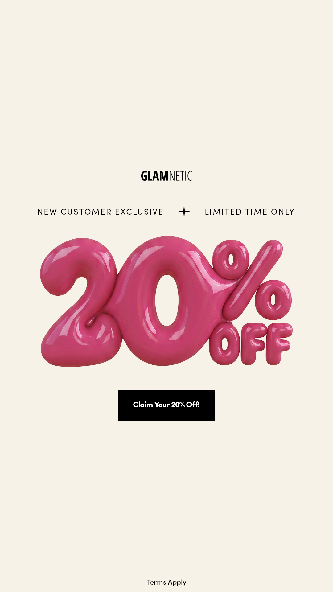 Glamnetic Facebook ad