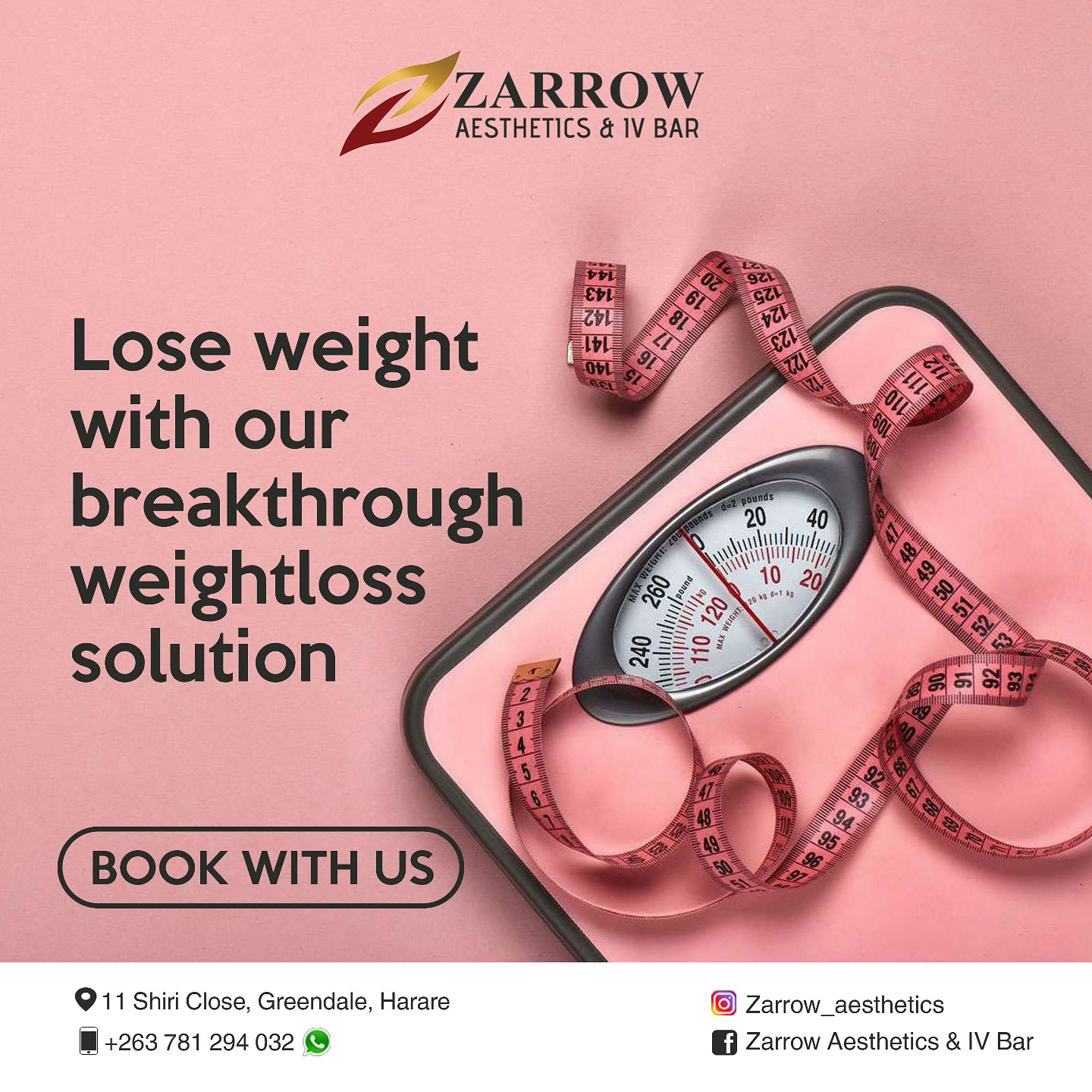 Zarrow Medical Aesthetics Facebook ad from Mar 15, 2026