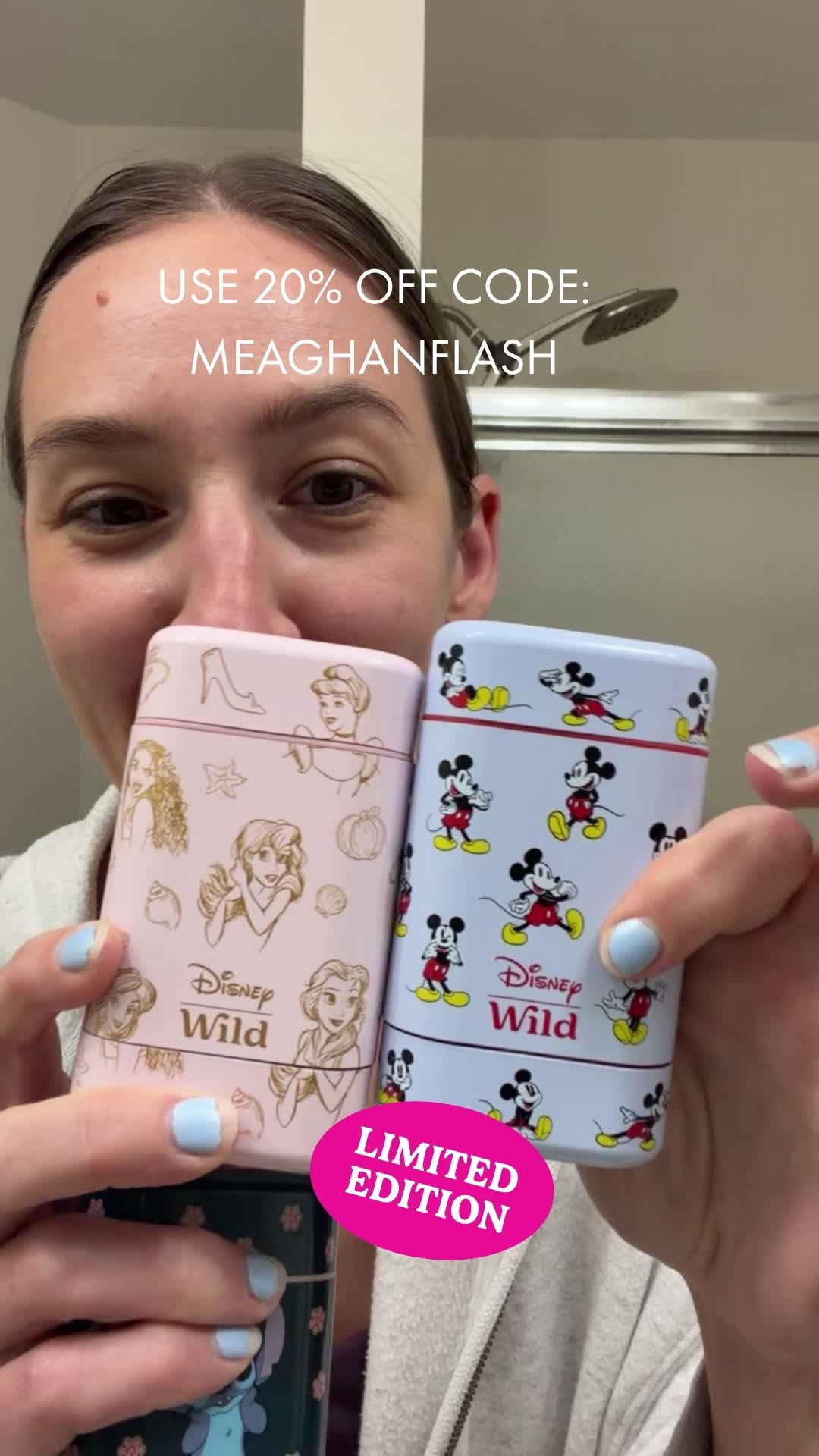 Wild Facebook ad: Save 20% right now with code: MEAGHANFLASH