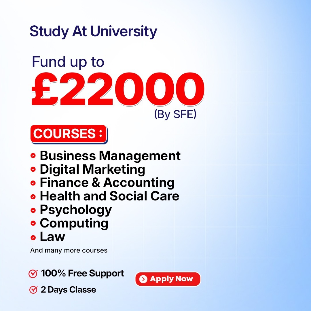 University Study Facebook ad