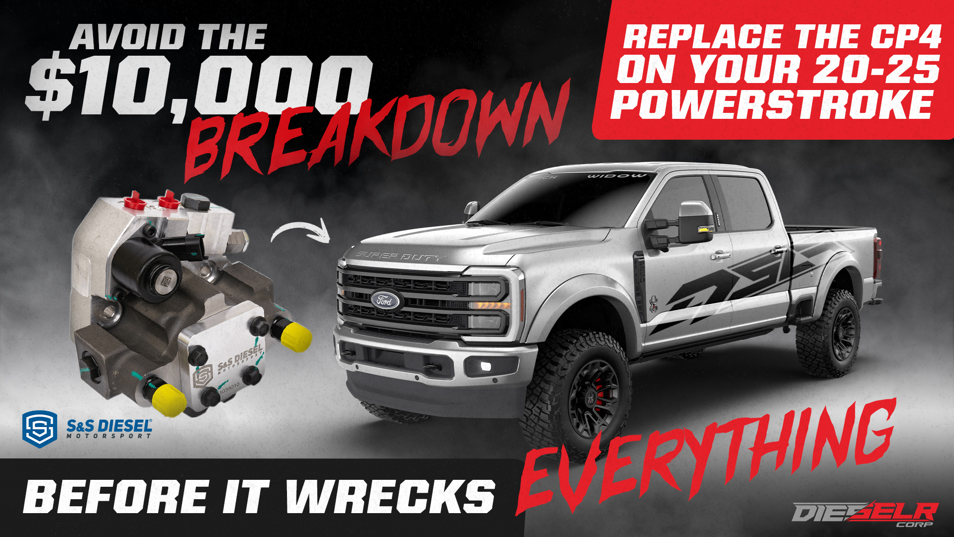 Dieselr Facebook ad from Oct 30, 2025