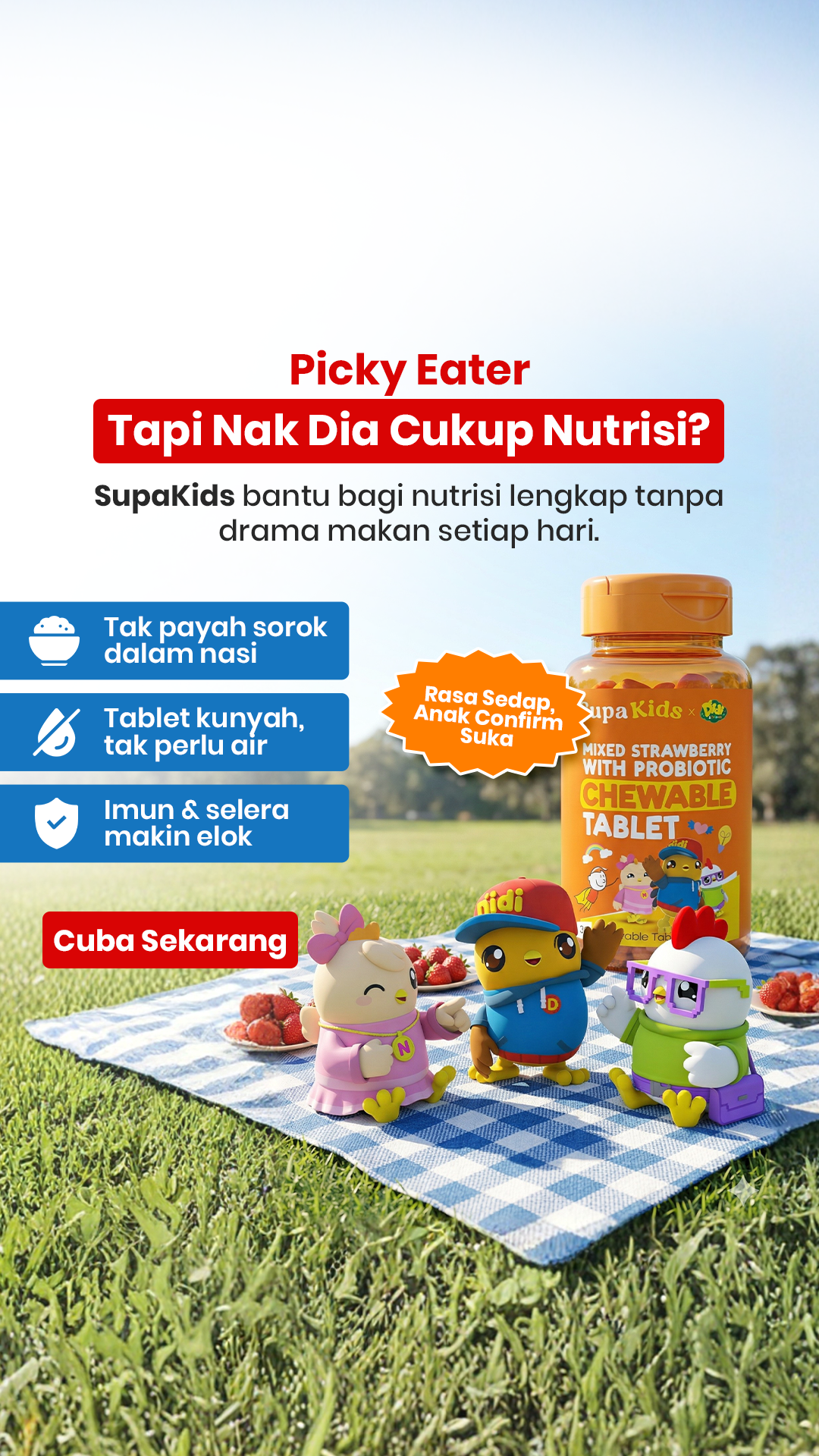Bimbing bersama Supakids Facebook ad
