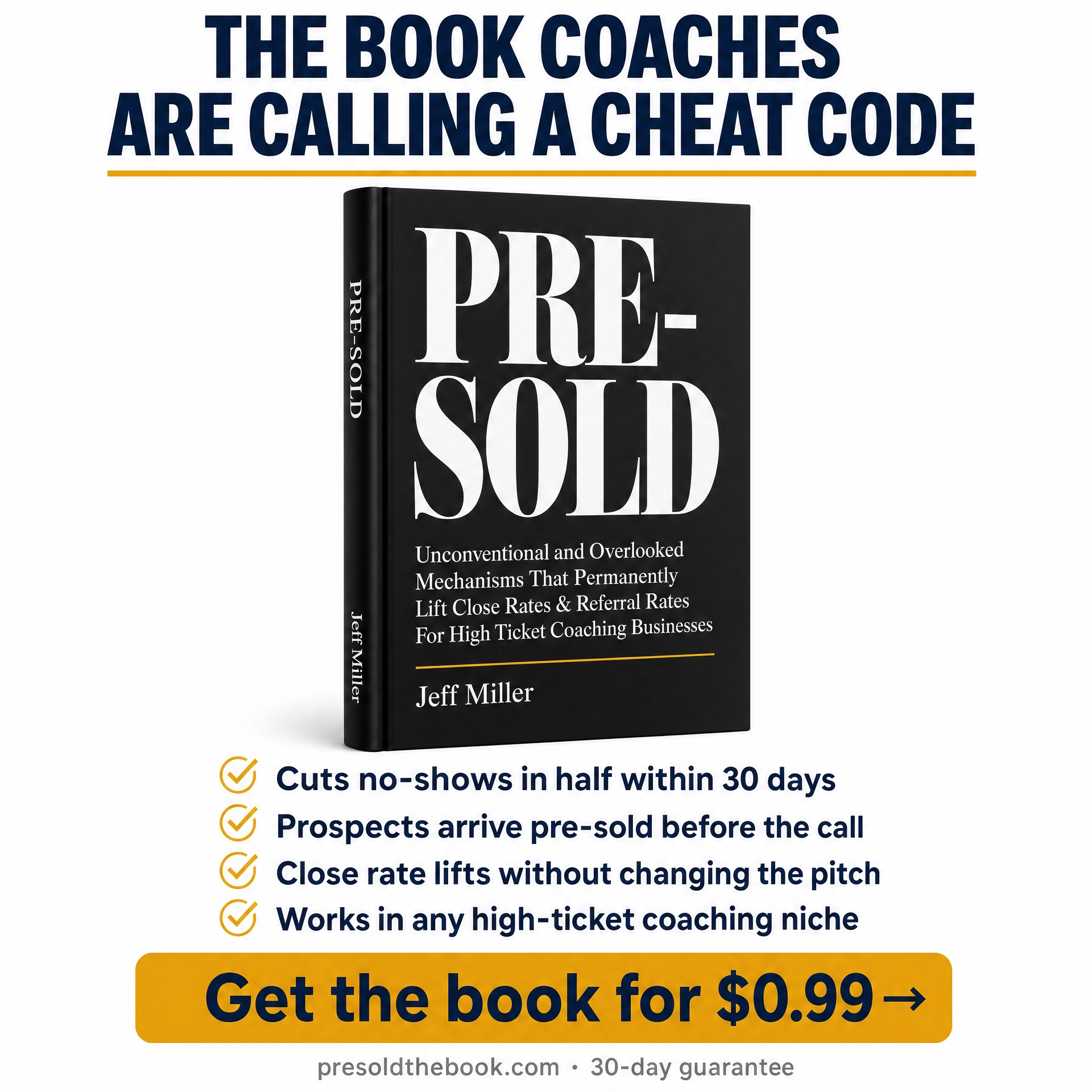 Jeff Miller - Online Business Coach Facebook ad