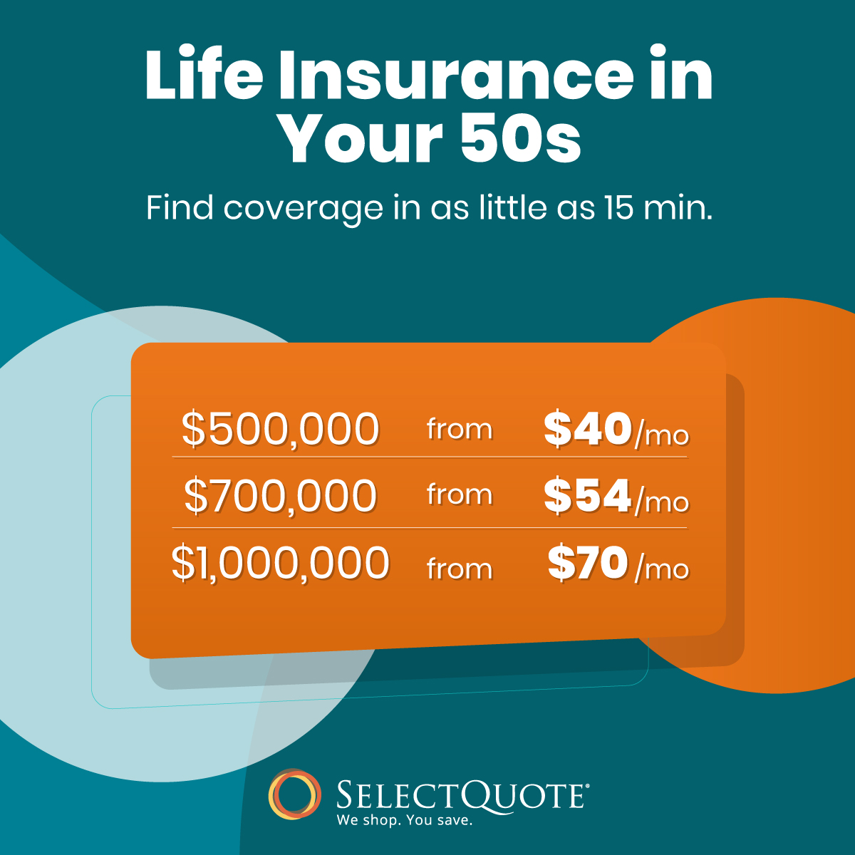 SelectQuote Insurance Services Facebook ad