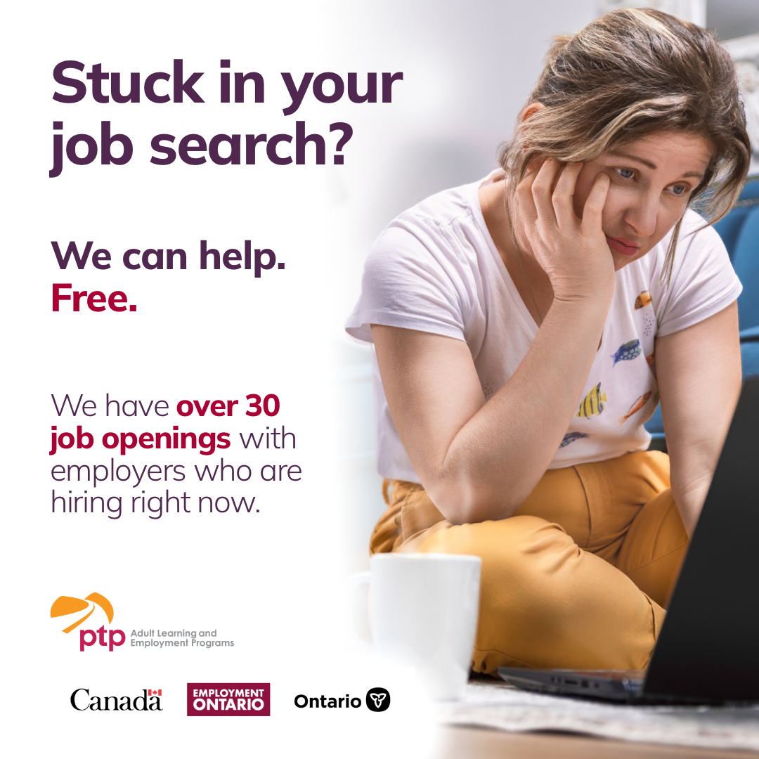 PTP Adult Learning and Employment Programs Facebook ad from Feb 15, 2026