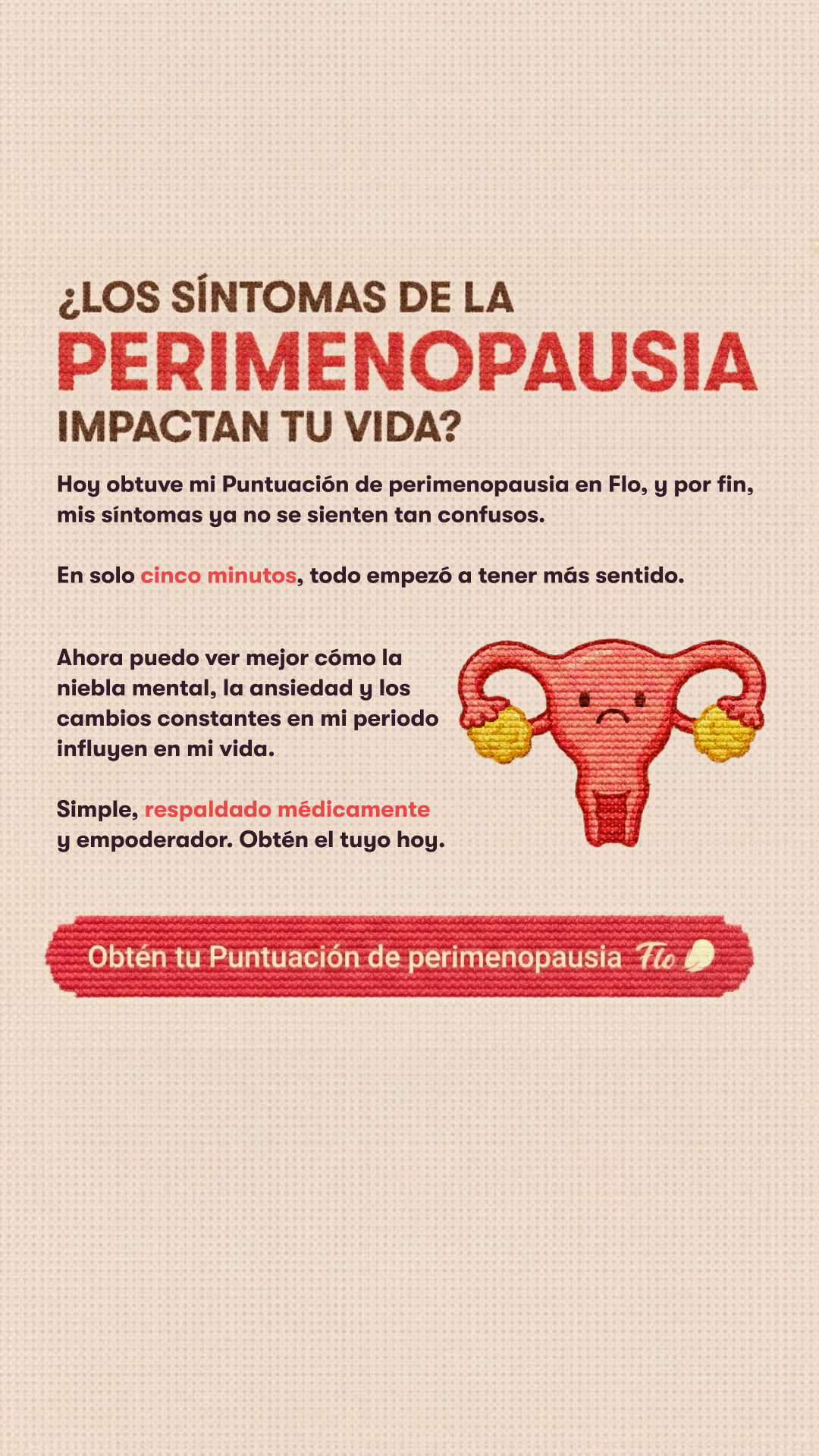 Flo For Perimenopause Facebook ad