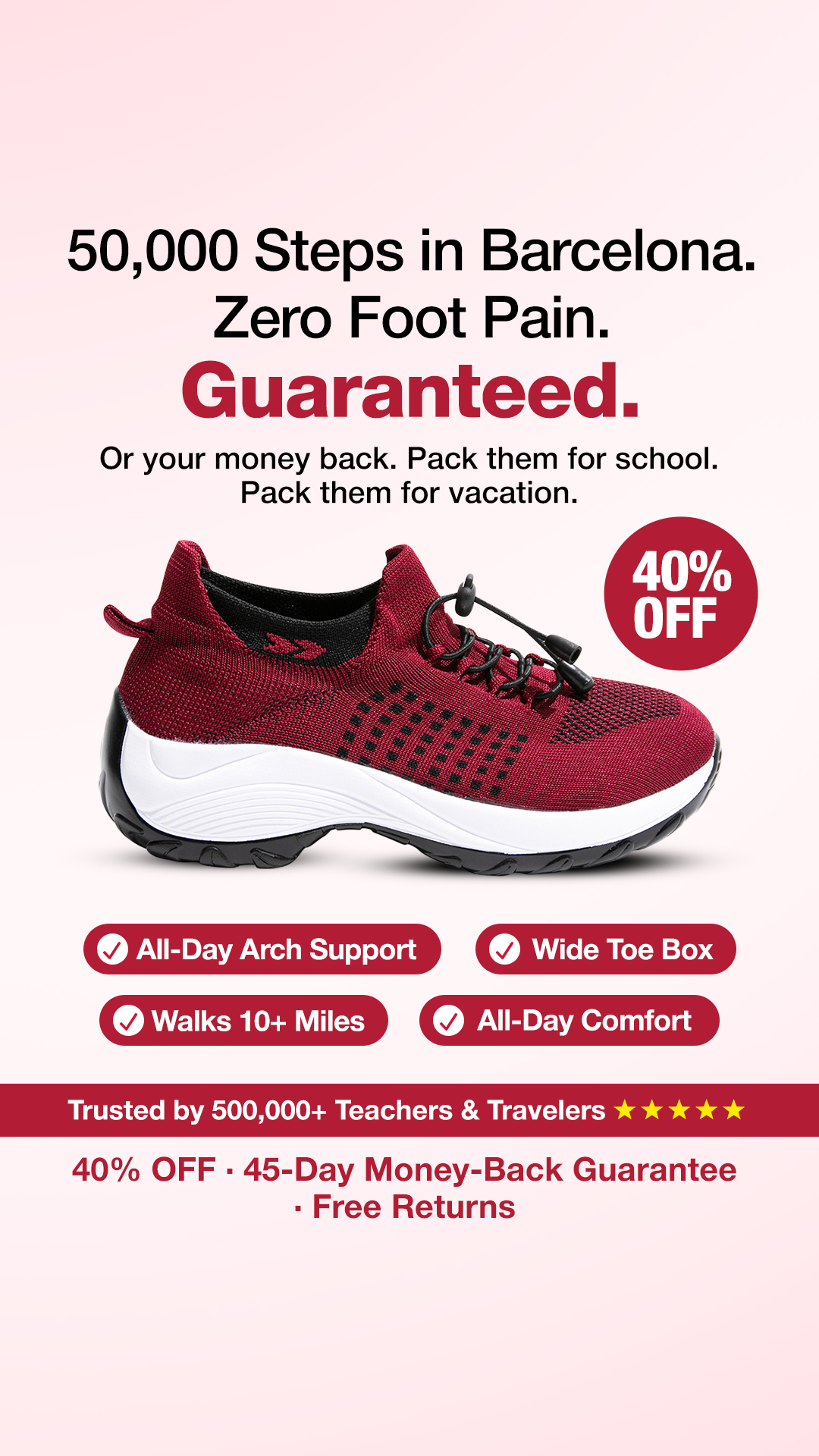Travel Finds Facebook ad: 2026's Best Shoes For Travelling