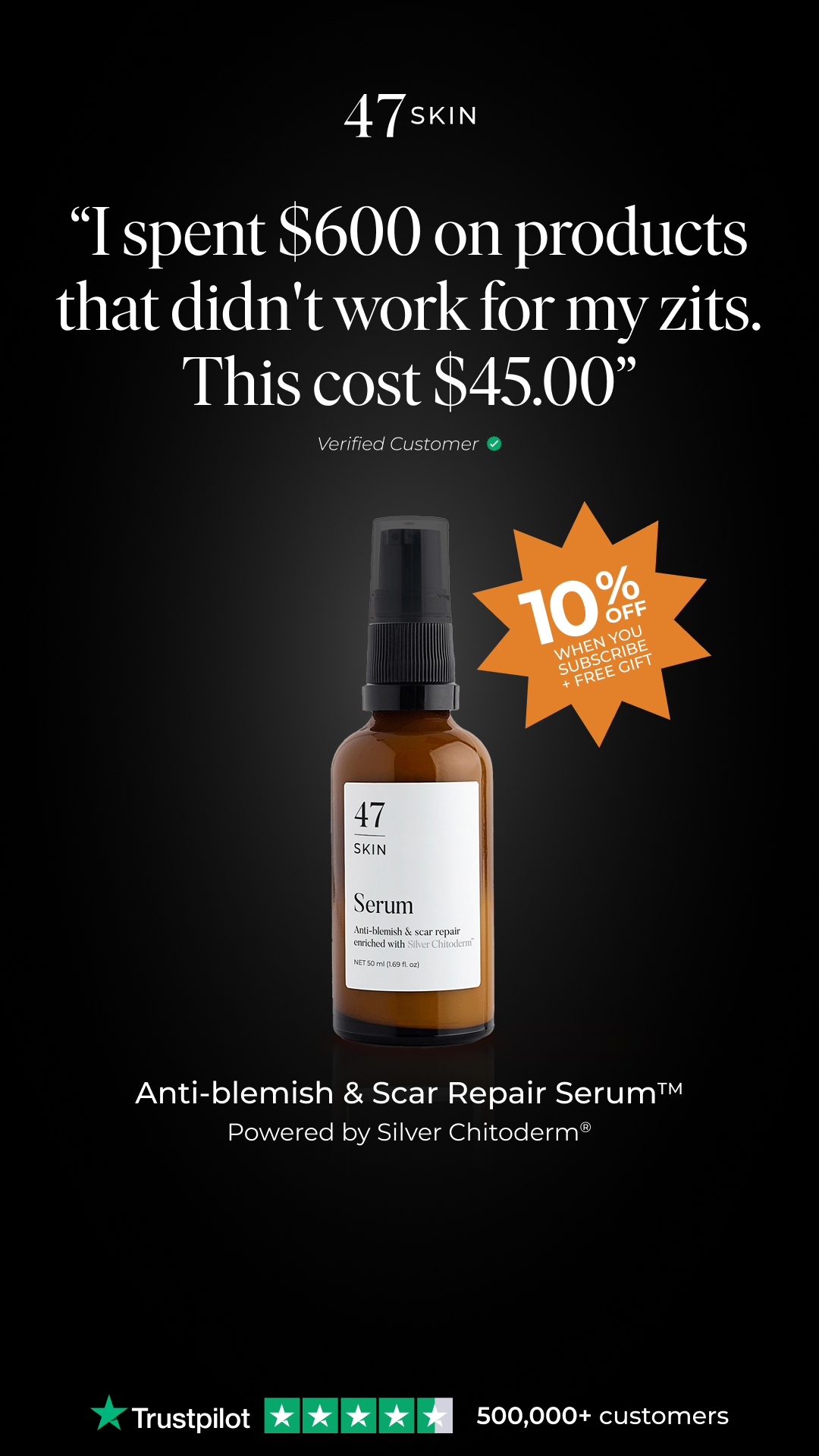 47Skin Facebook ad