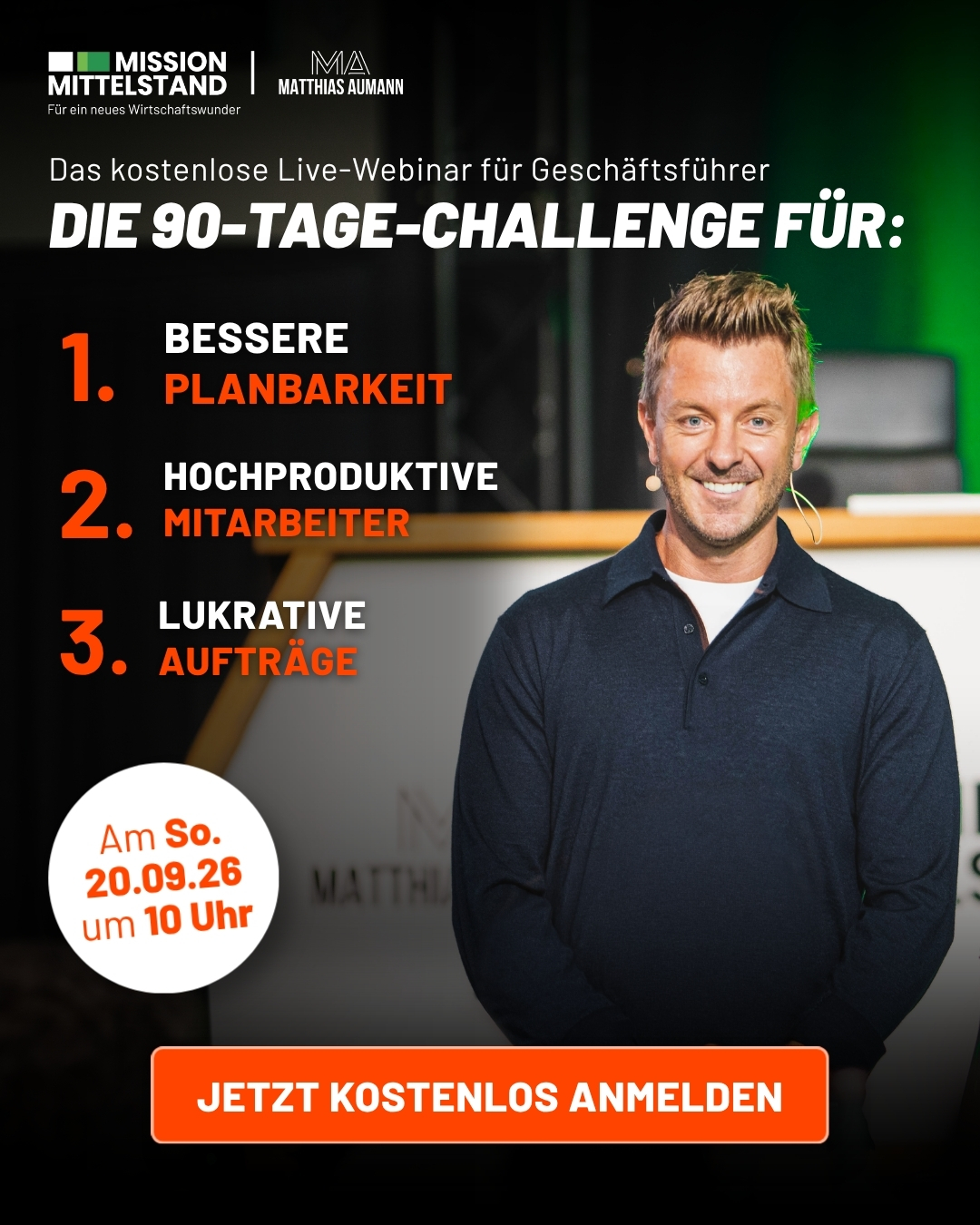 Matthias Aumann Facebook ad