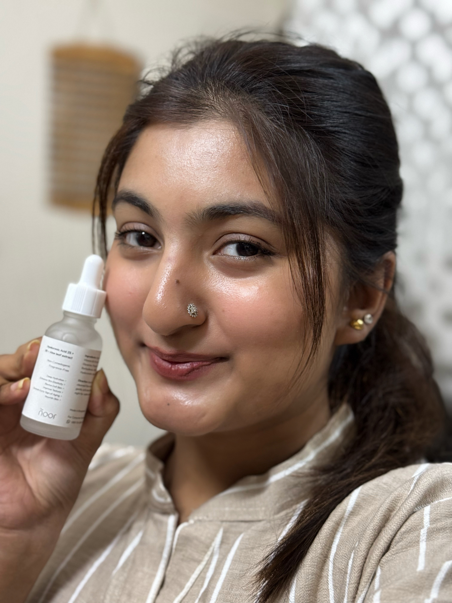 The Noor Facebook ad: Noor Face Serum: Spotless Glow