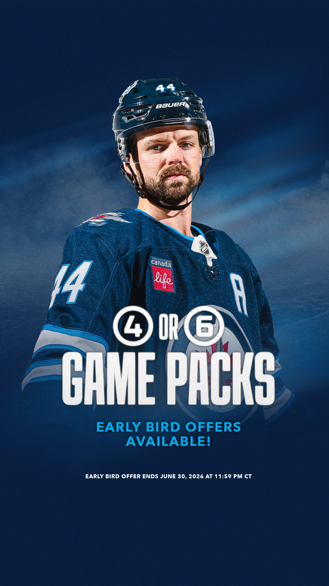Winnipeg Jets Facebook ad from Jun 12, 2026