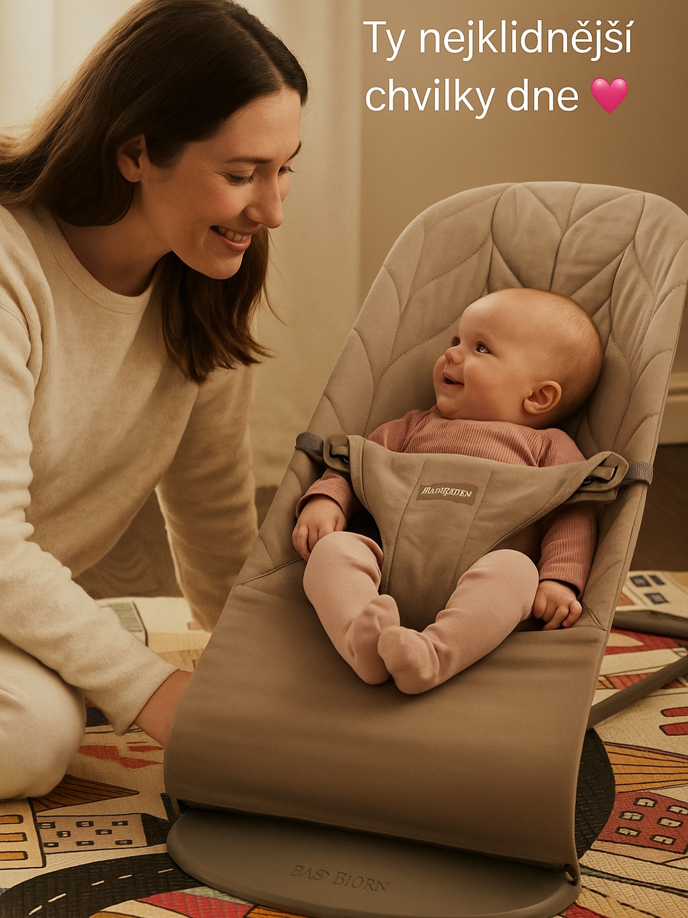 Kappet - Prodej BabyBjörn lehátek včetně příslušenstí Facebook ad: Miminko klidné, já v klidu.