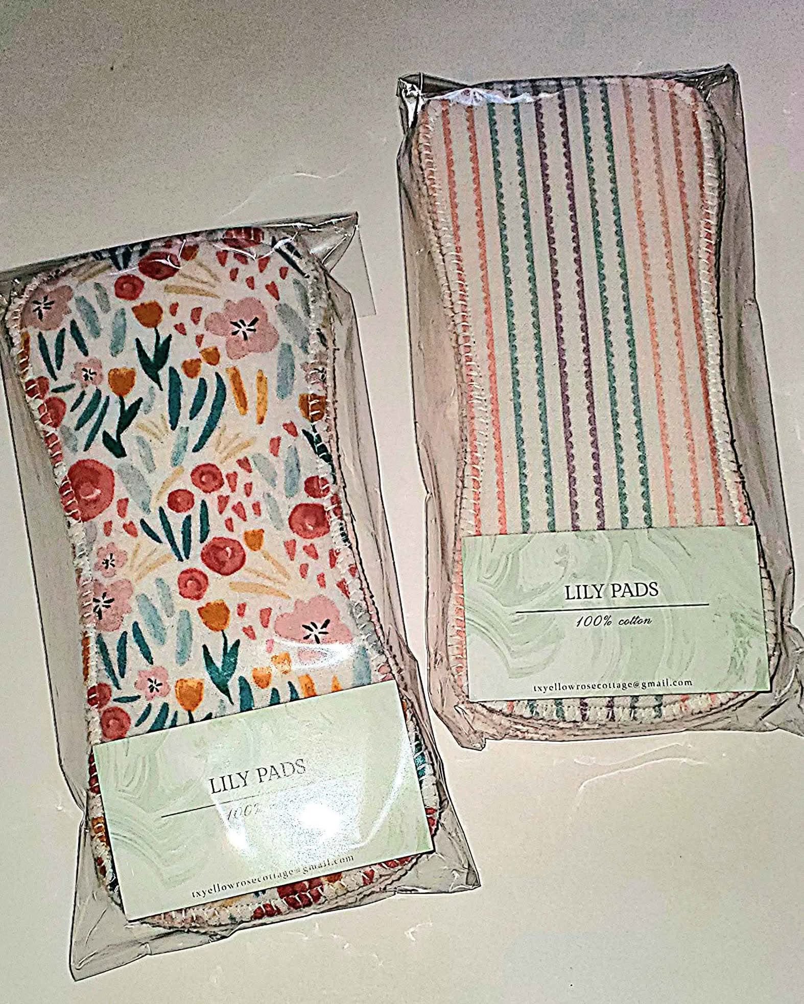 Maggie Rodriguez Facebook ad: LILY PADS - Panty liners - 7 Count pkg - Washable…