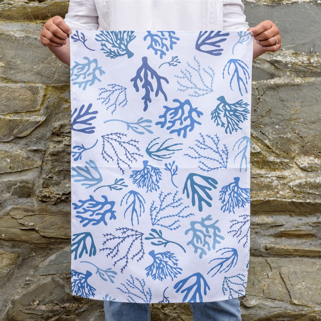 SeaKisses - Putting Seaside Happiness into Every Day Facebook ad: Coastal Tea Towels!