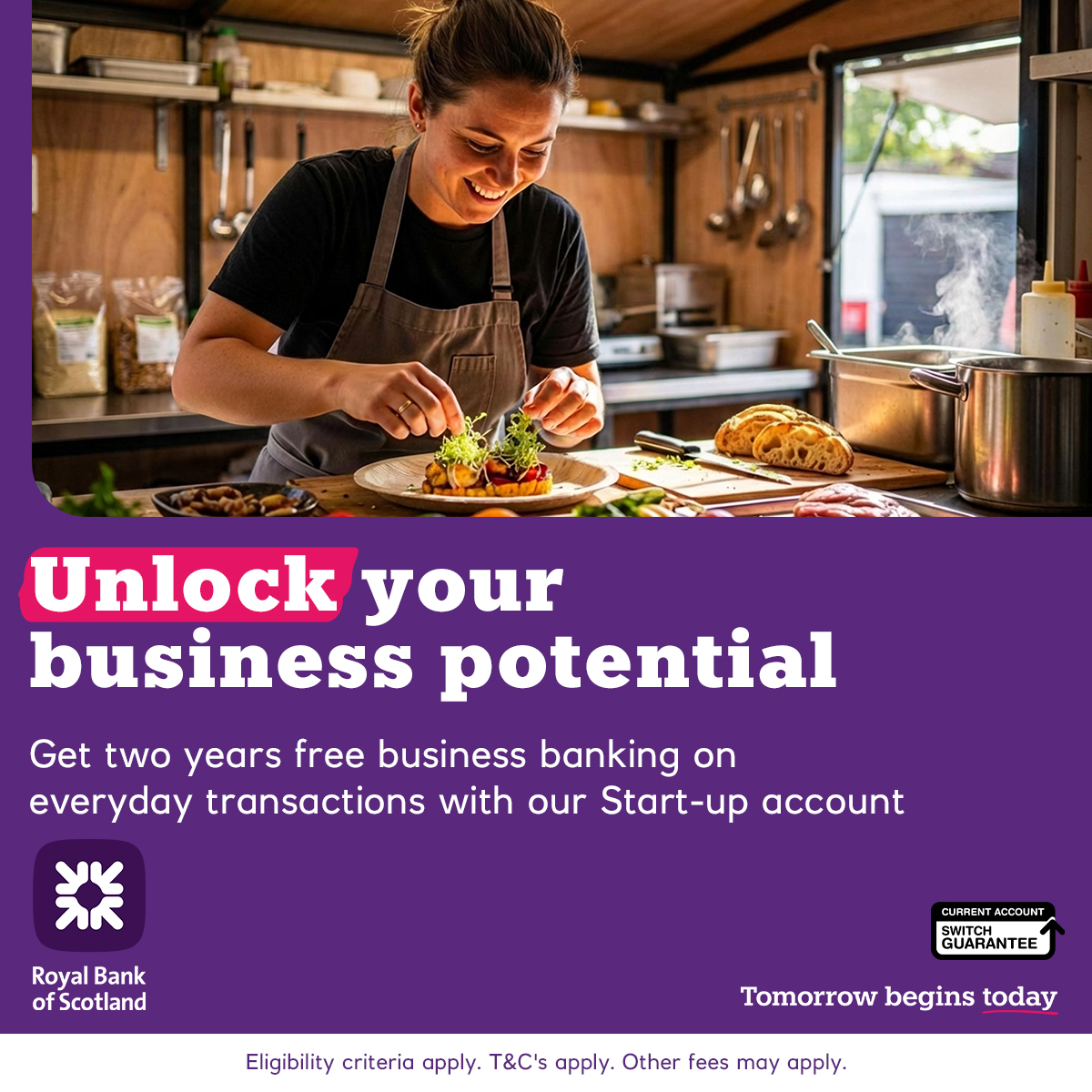 The Royal Bank of Scotland Facebook ad