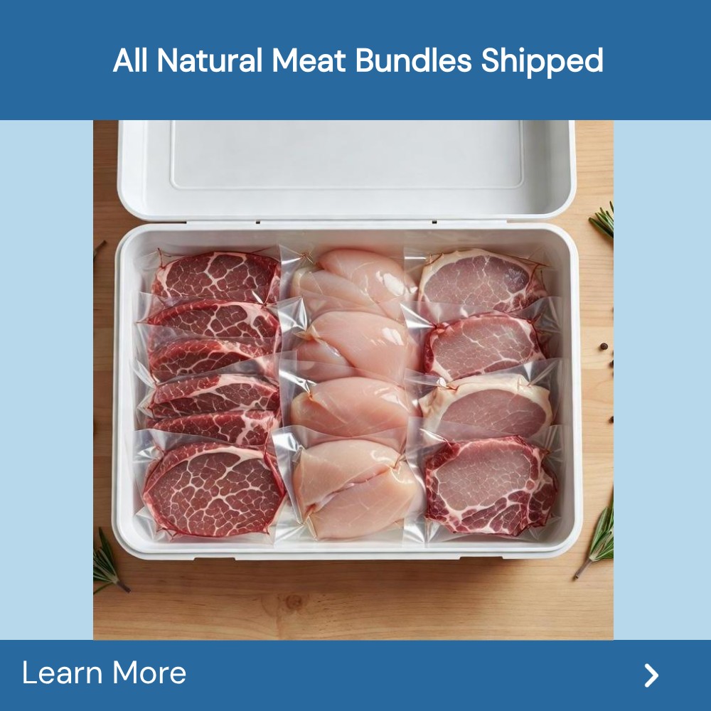SearchLogik Beacon Facebook ad: All Natural Meat Bundles Shipped!