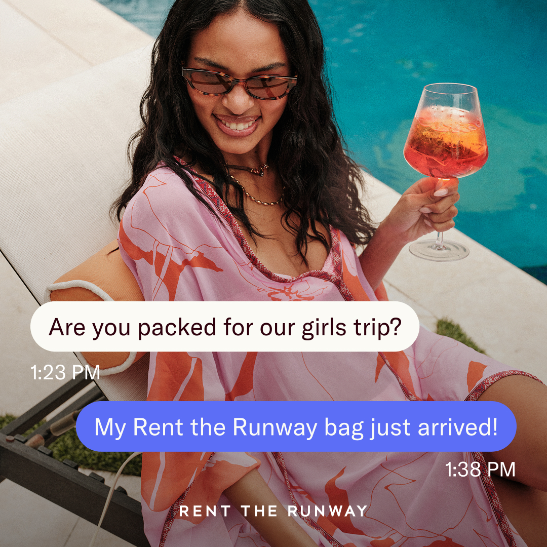Rent The Runway Facebook ad