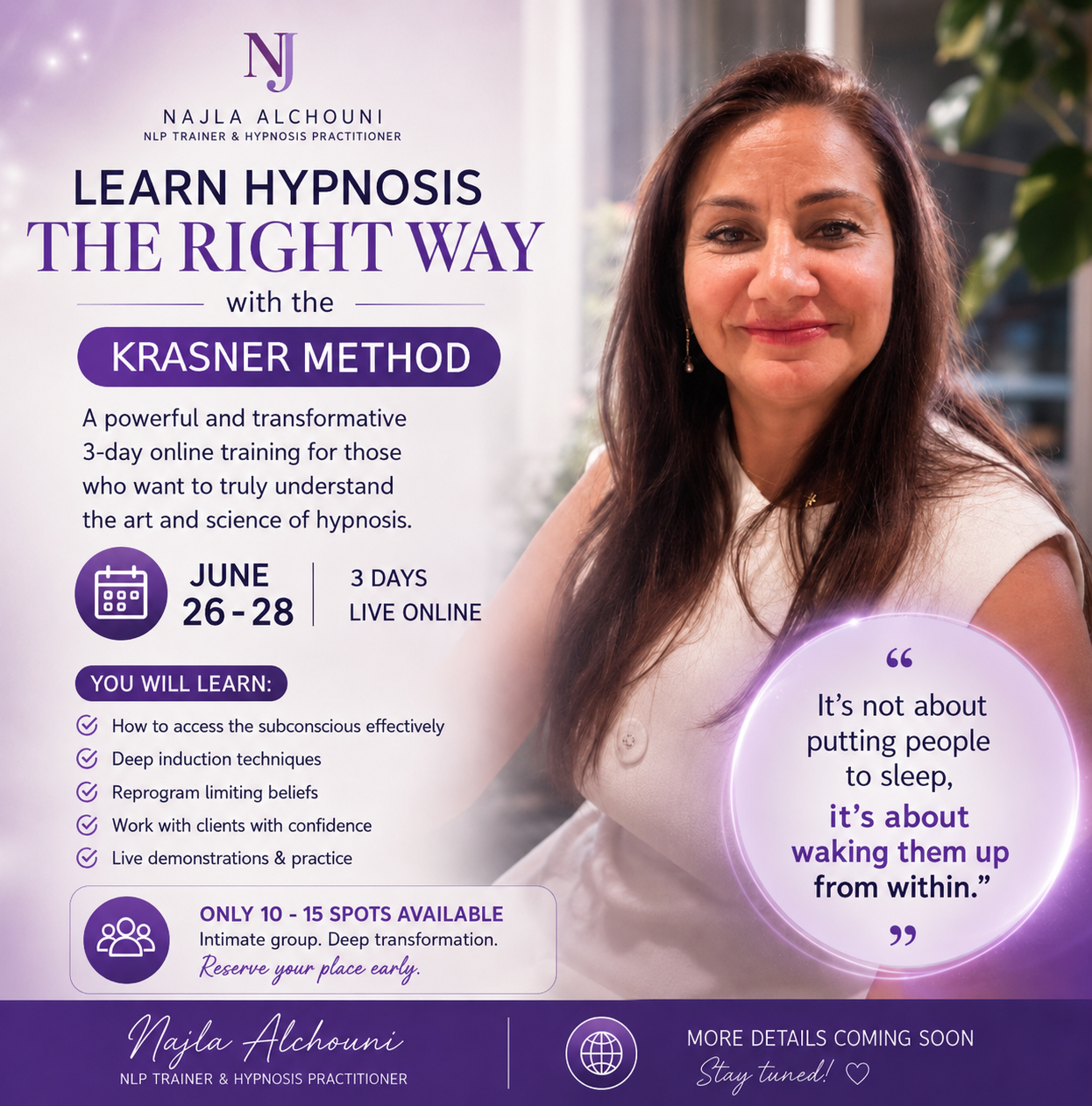 NAJLA Al Chouni Facebook ad from May 27, 2026