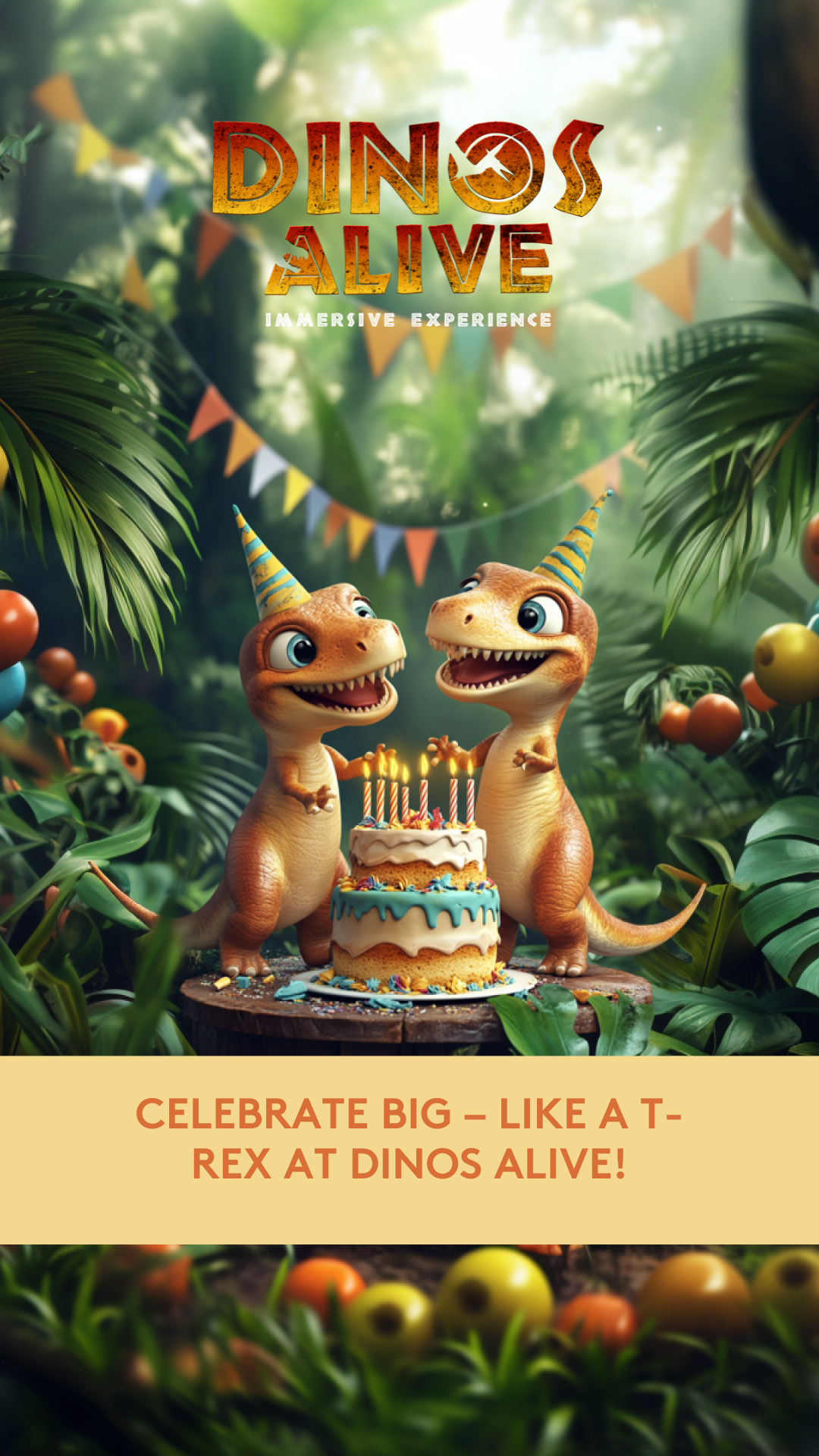 Dinos Alive Exhibition Facebook ad