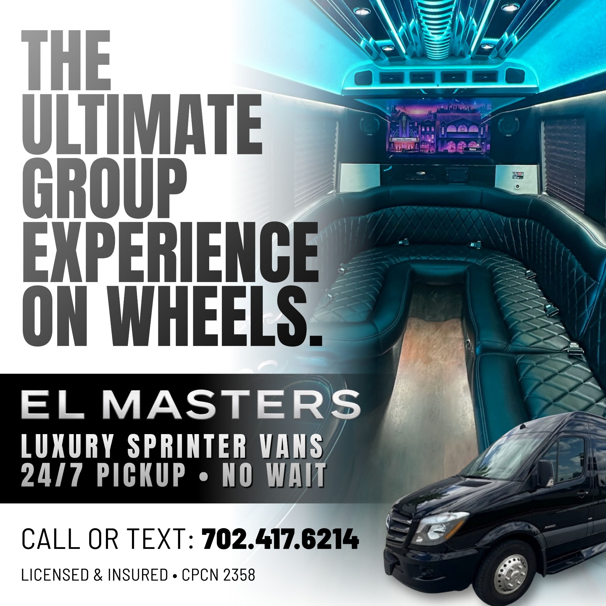 El Masters Luxe Transportation Facebook ad