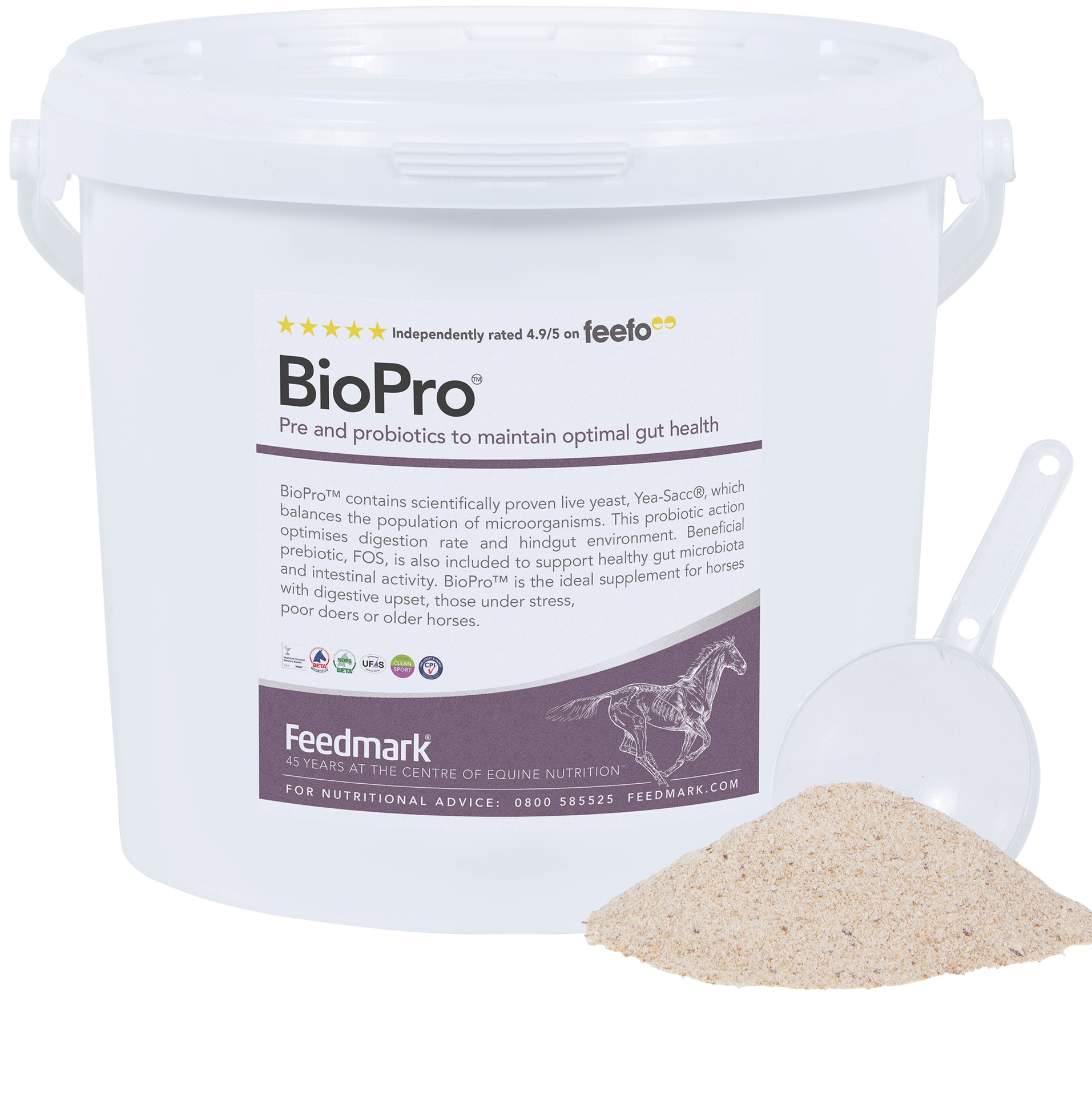 Feedmark Facebook ad: Horse Digestion Supplements
