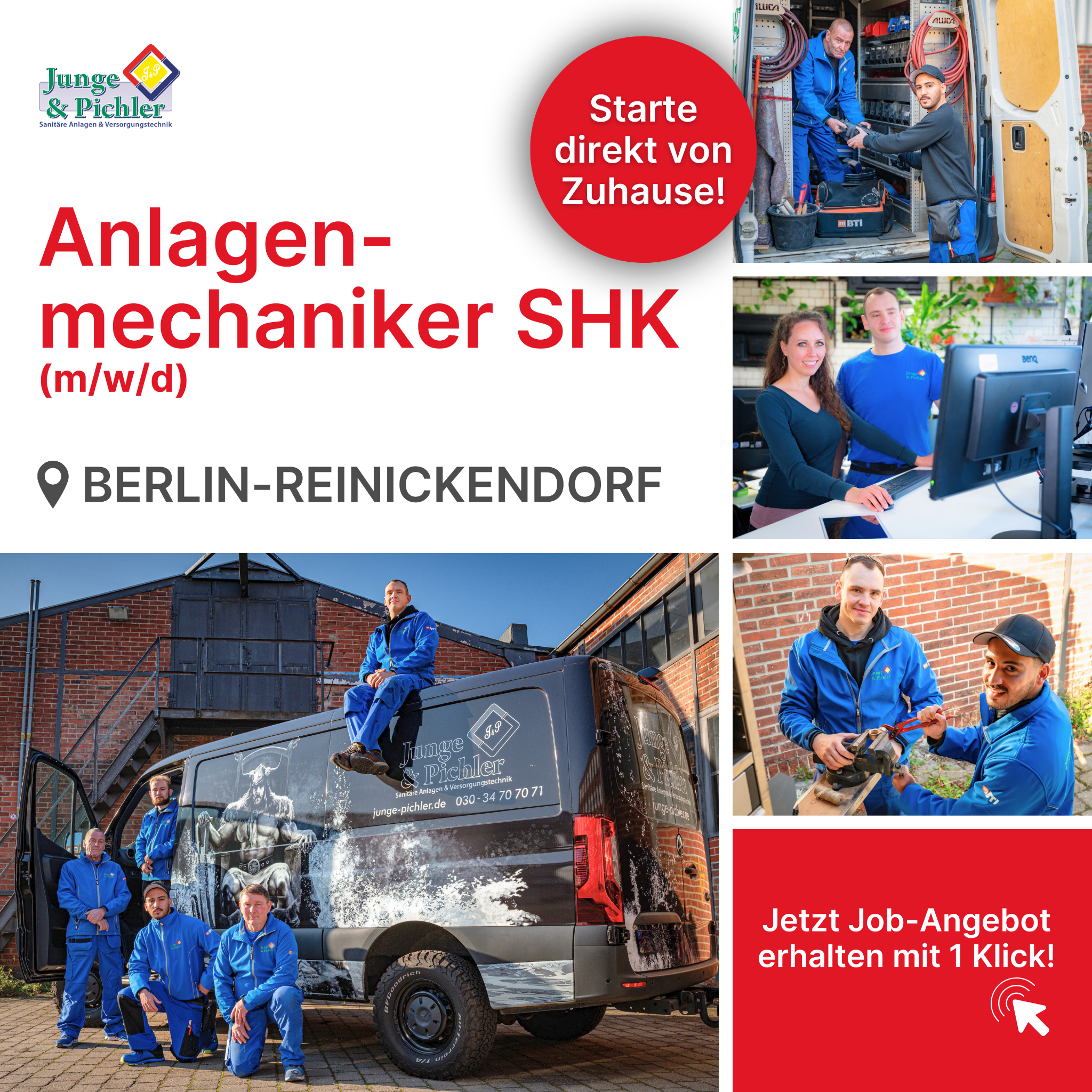 CandidateFlow: Anlagenmechaniker SHK Facebook ad