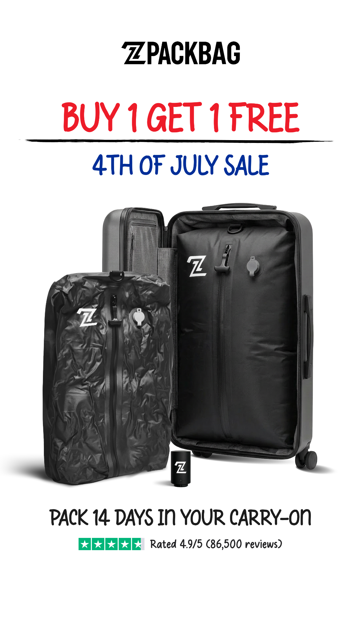 2packbag Facebook ad