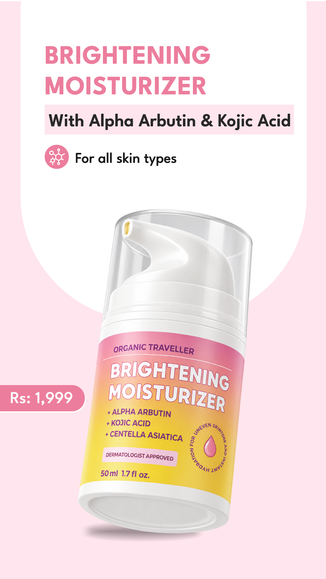 Organic Traveller - Skincare Facebook ad