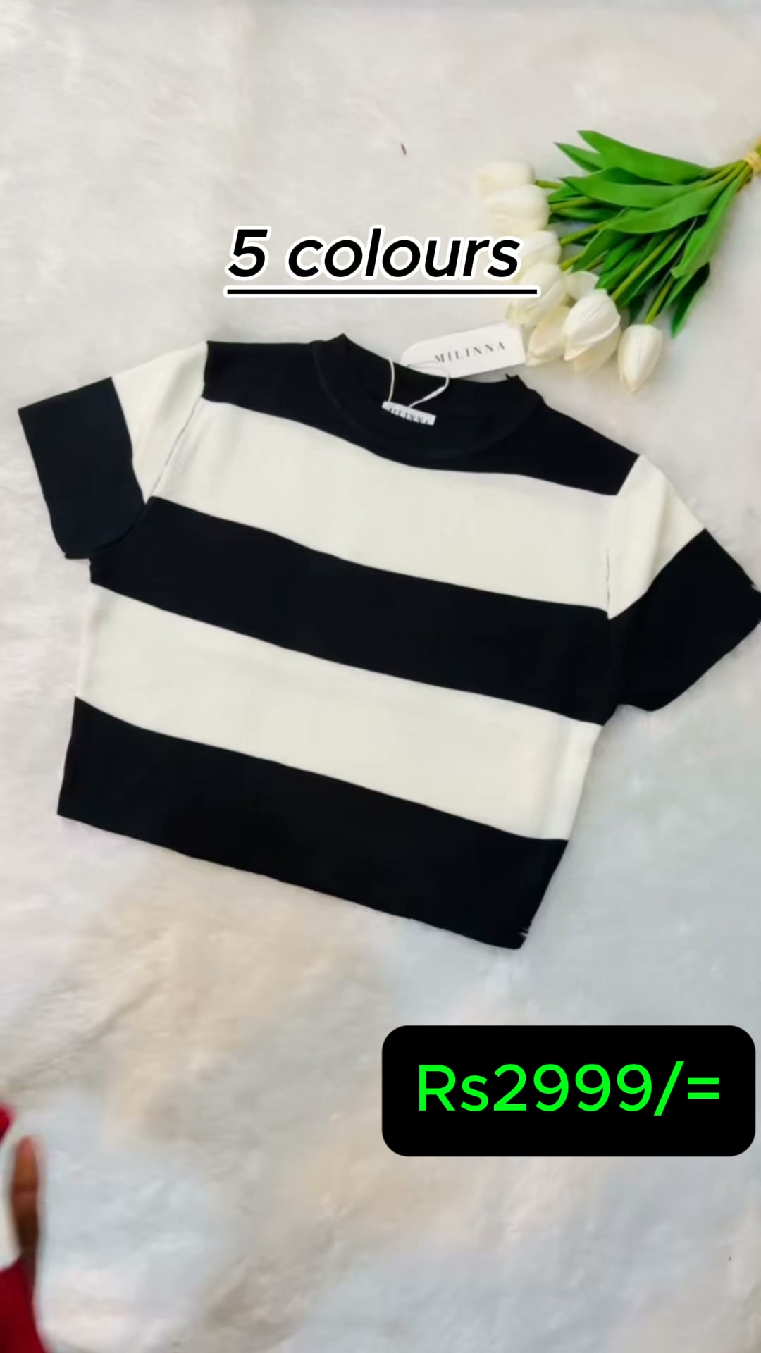 The Crop Shop Facebook ad: දැන්ම ගන්න! Trendy Crop Tops 5ක්ම එකම තැනකින්.