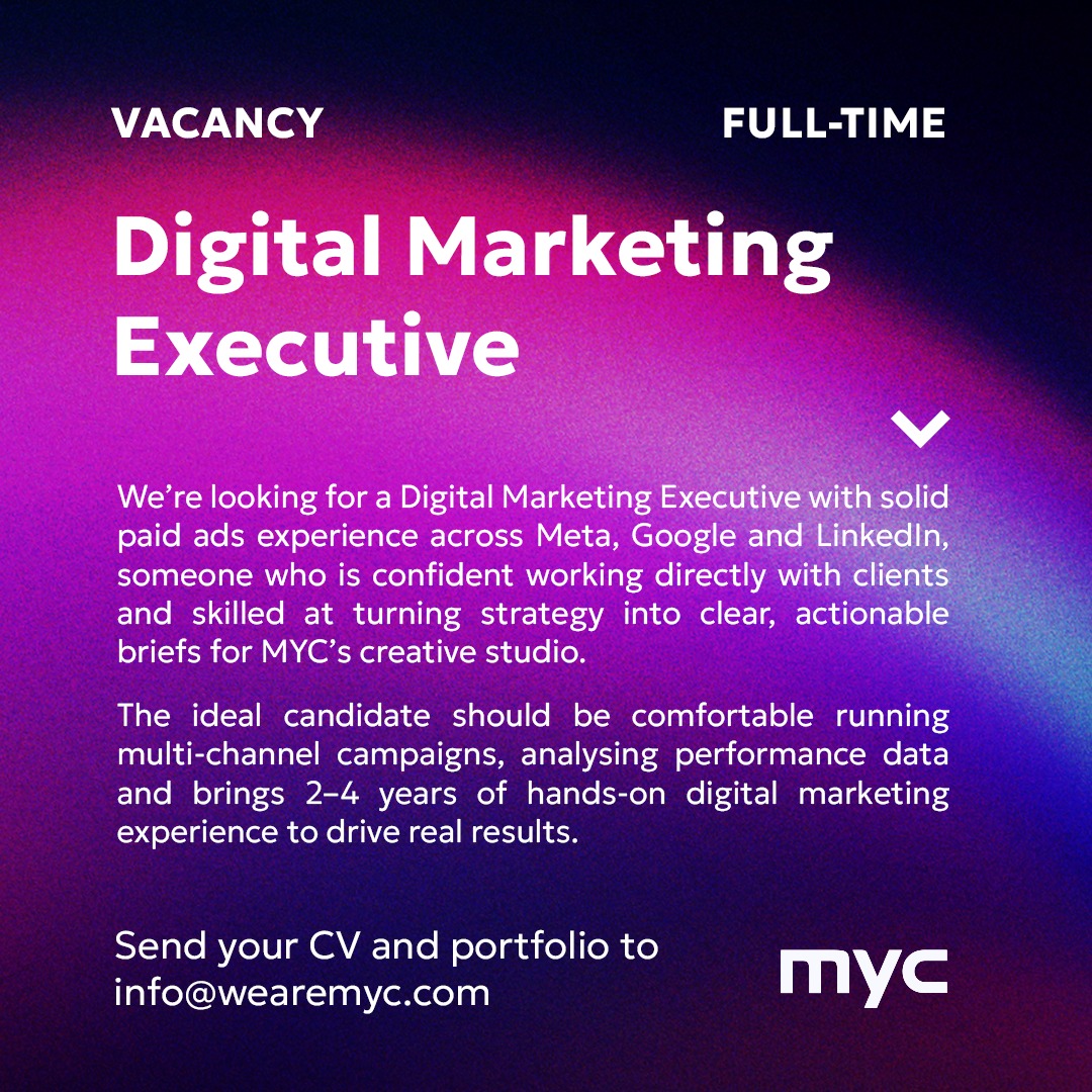MYC Facebook ad: Contact us - WeareMYC