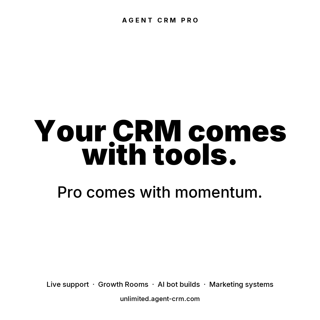 Agent CRM: AI-Powered Sales+Marketing Software Facebook ad