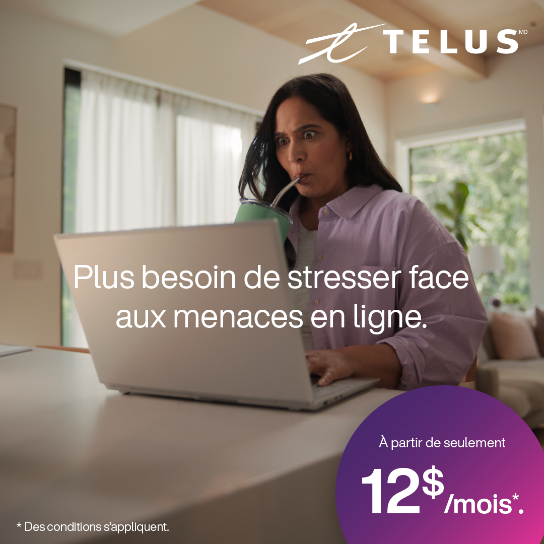 TELUSfr Facebook ad from Jan 6, 2026