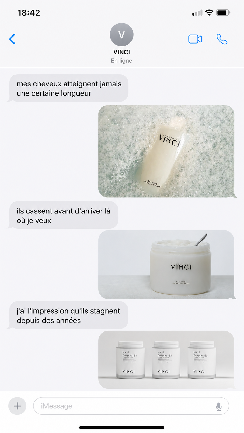 Laboratoires Vinci Facebook ad
