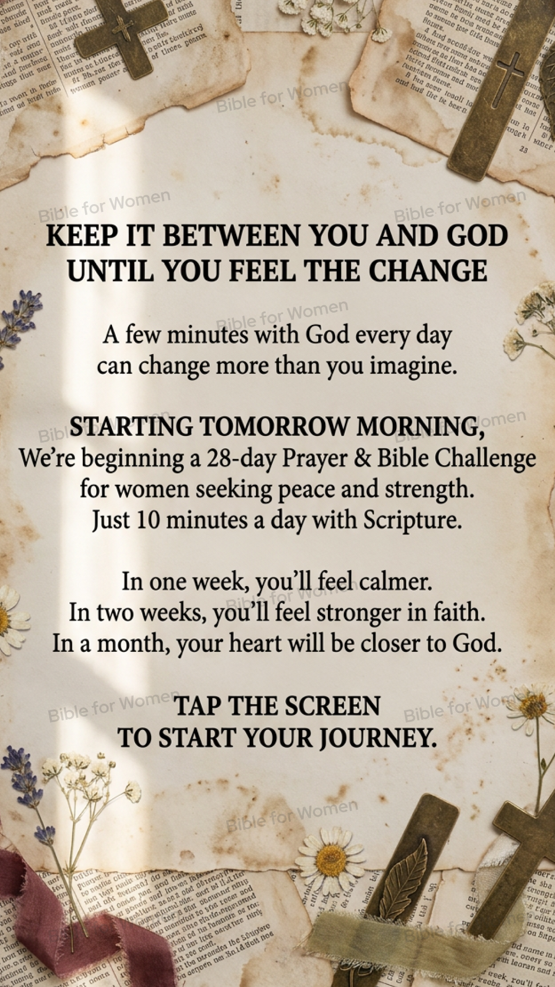 Bible for Women Facebook ad