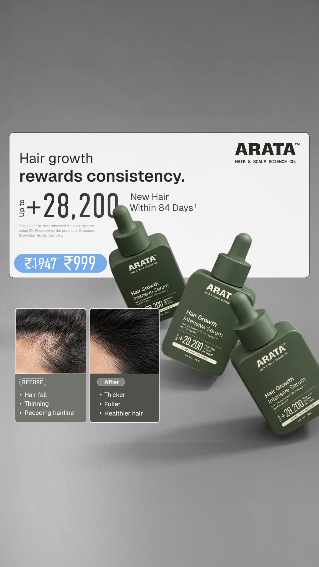  Arata Hair Care Facebook ad