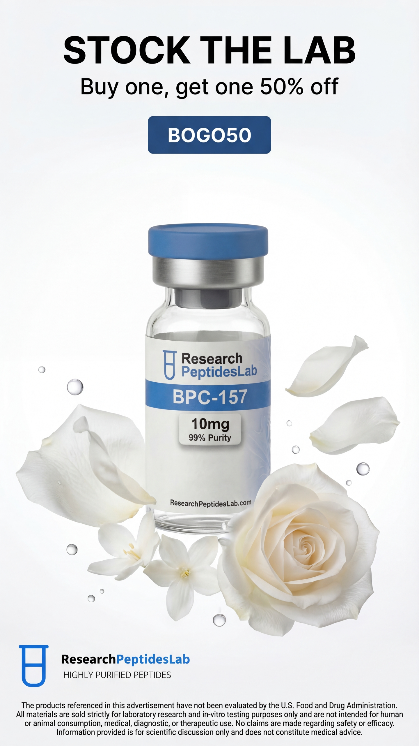Research Peptides Lab Facebook ad