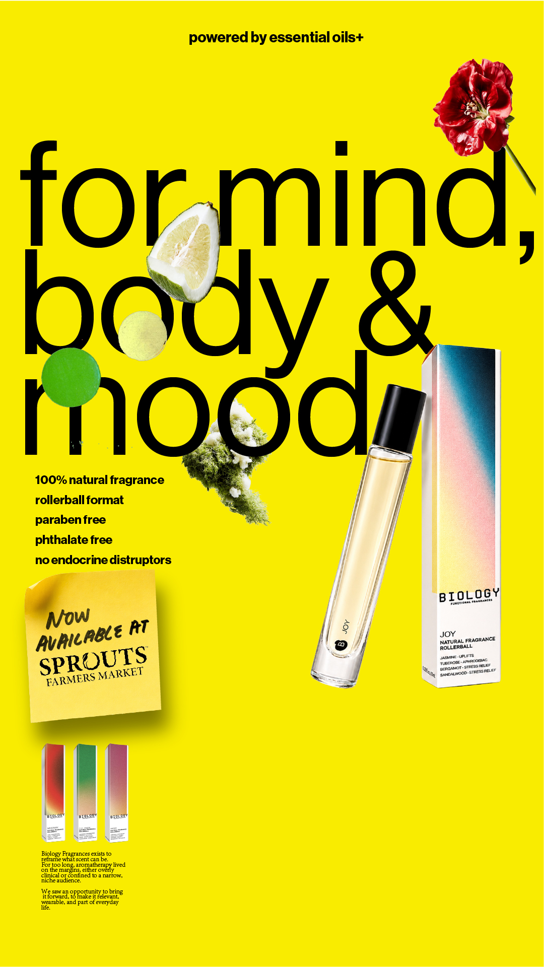 Biology Fragrances Facebook ad from Apr 28, 2026