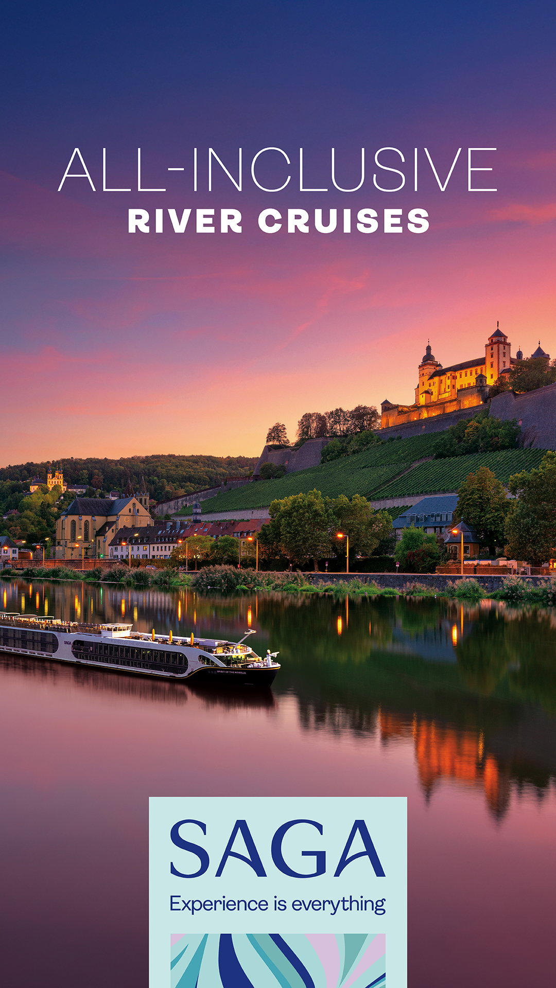 Saga Cruises Facebook ad