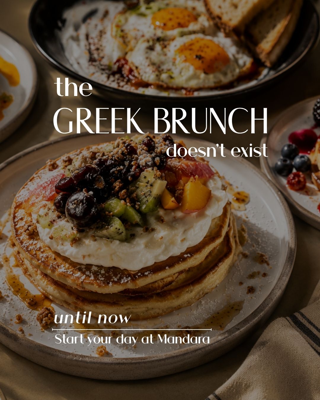 Mandara Skiathos Facebook ad: Brunch at Mandara