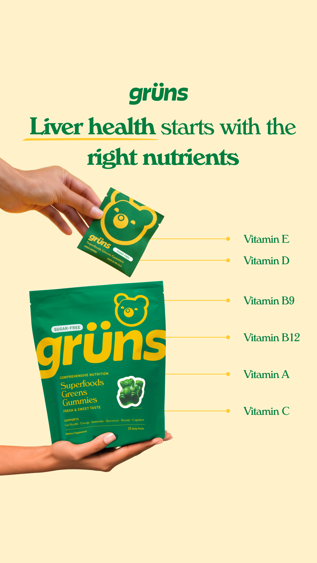 Grüns Facebook ad