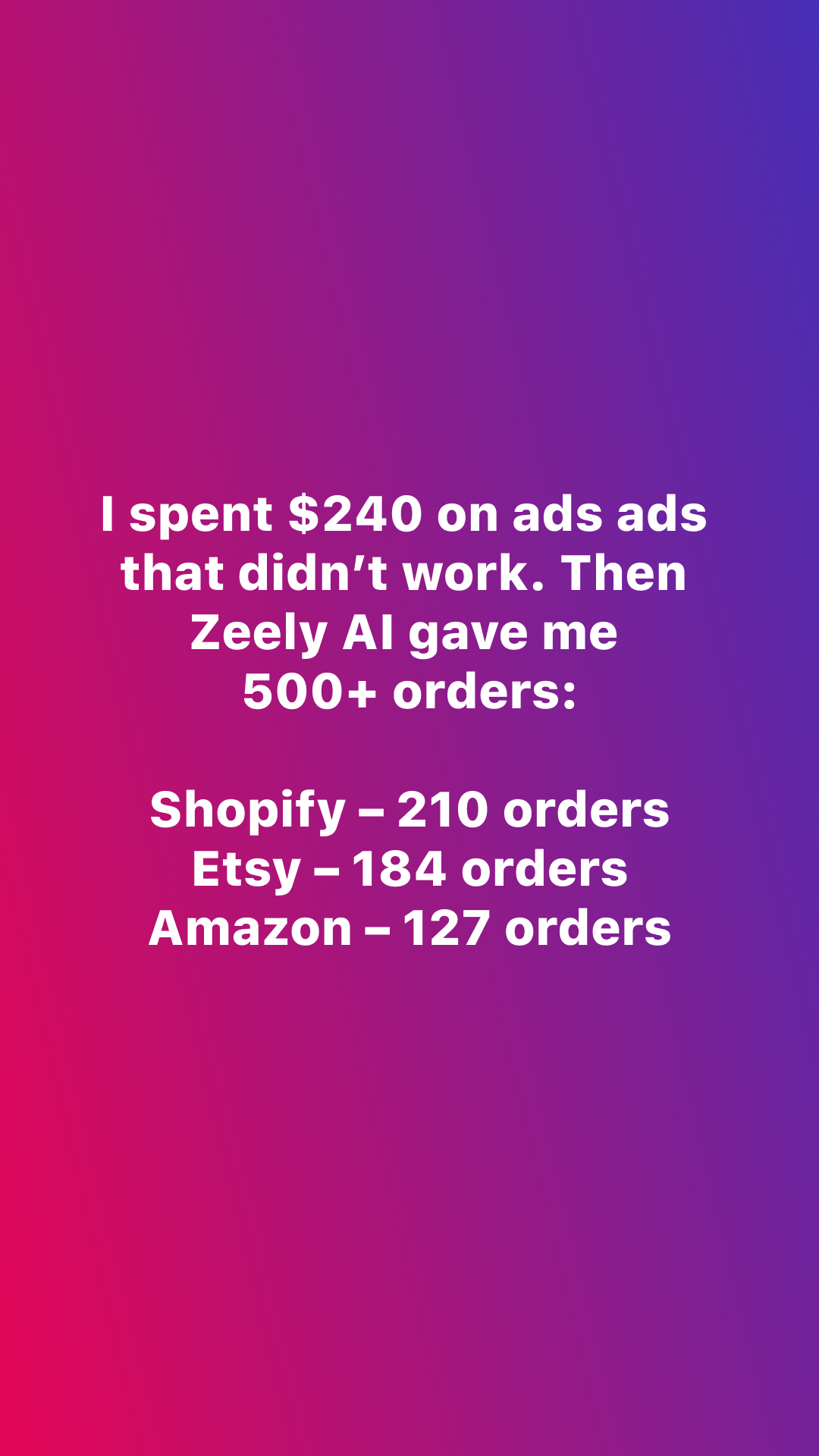 Zeely: AI Ads Maker Facebook ad
