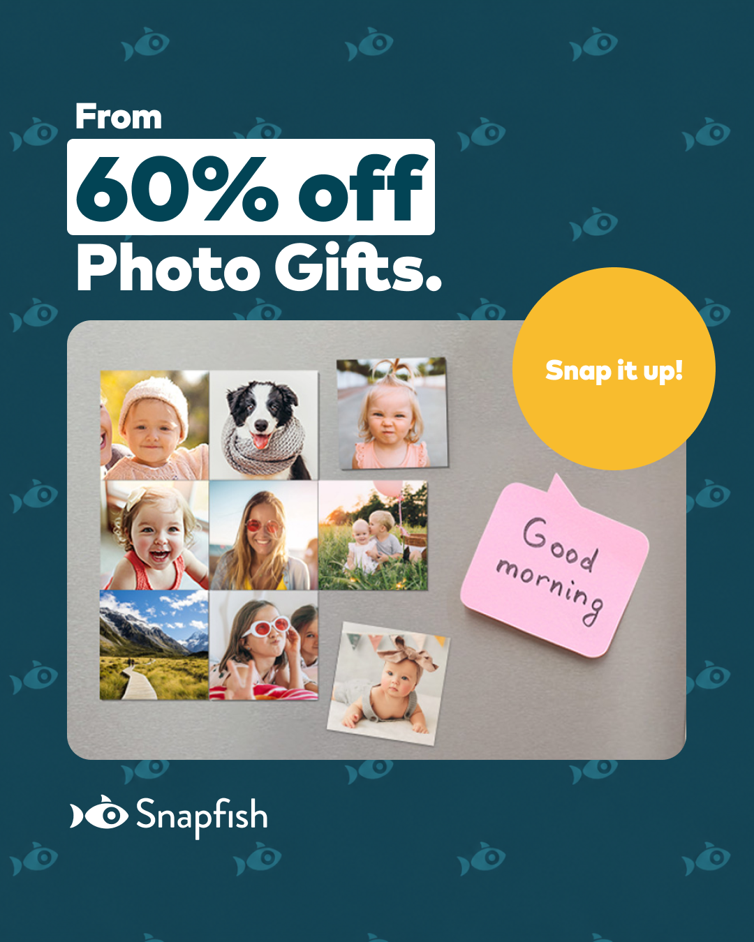 Snapfish Australia & New Zealand Facebook ad
