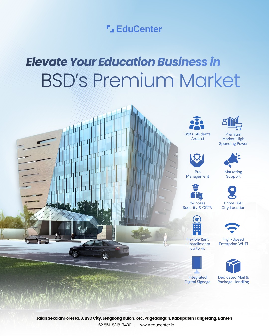 Edu Center Facebook ad: Looking for the perfect place to grow your…