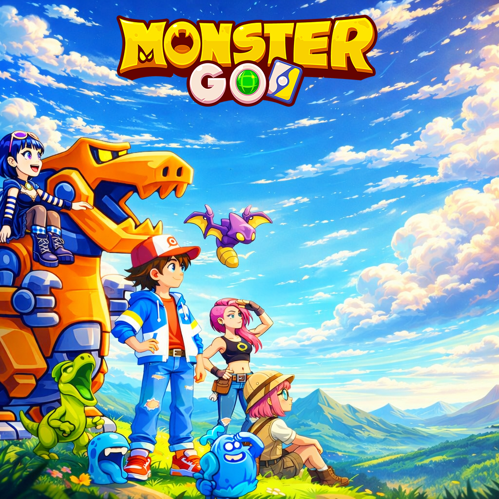 Monster GO Facebook ad: Seltene Monster warten darauf, von dir gefangen zu…
