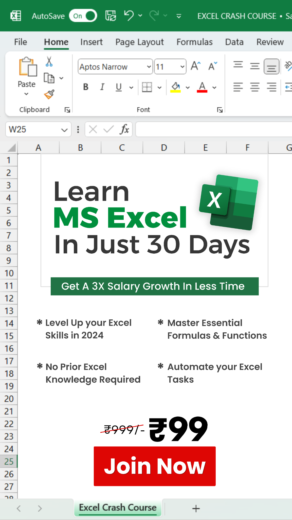 SkillCourse By Satish Dhawale Facebook ad