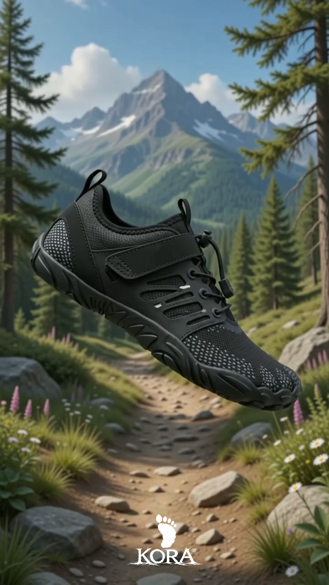 Kora Barefoot Facebook ad: LIBERA TUS PIES