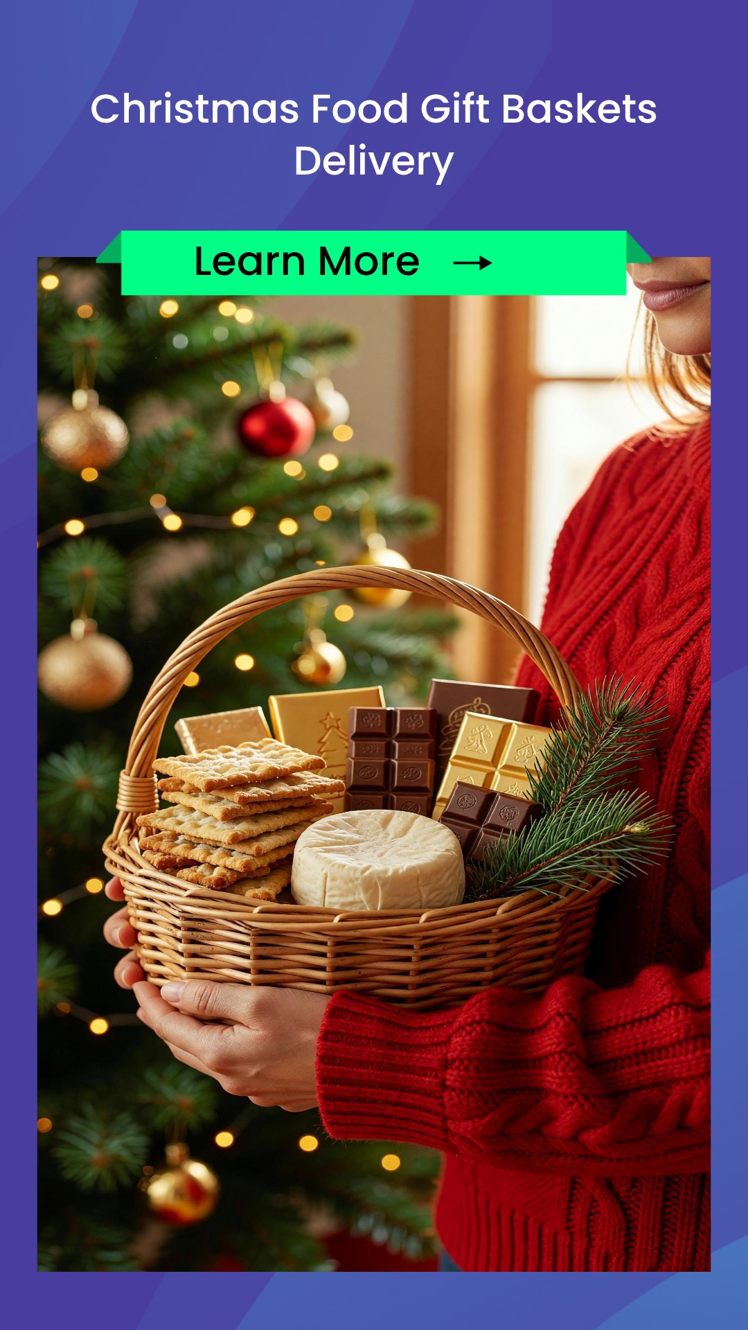 SearchArena Flash Facebook ad: A Closer Look At Christmas Food Gift Baskets