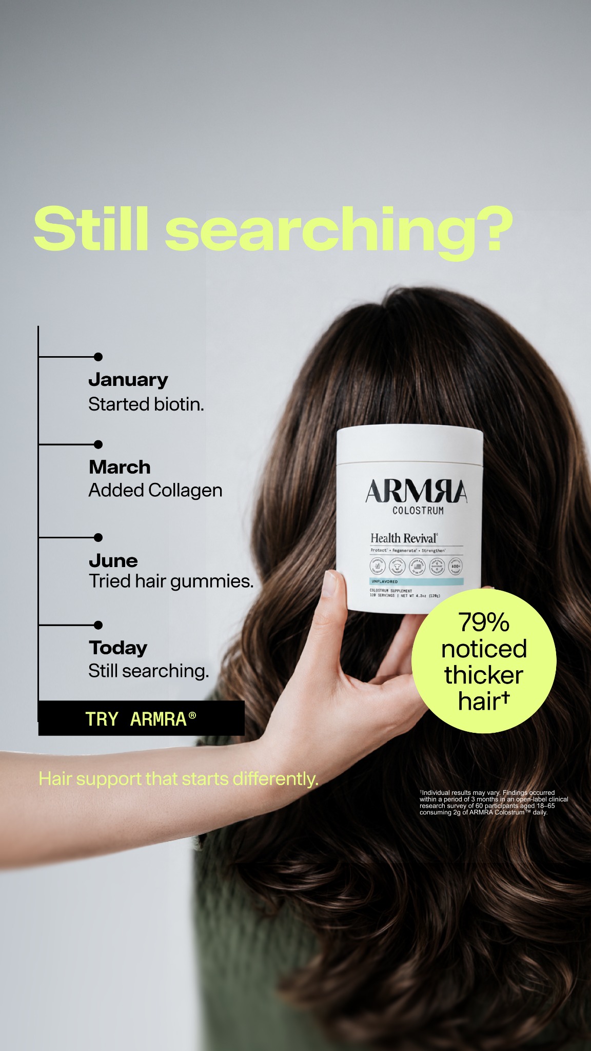 ARMRA Facebook ad