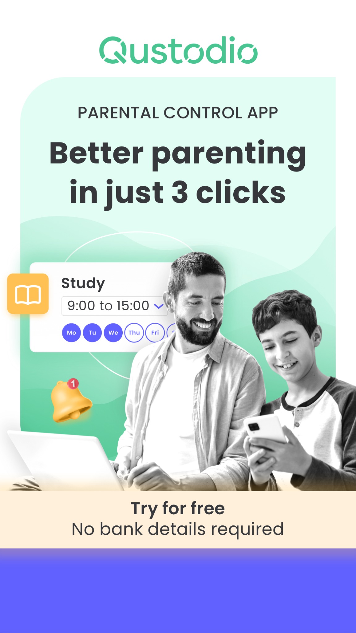 Qustodio Facebook ad
